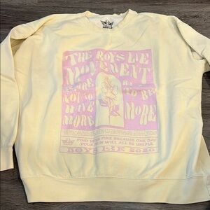 Cream Graphic Sweatshirt